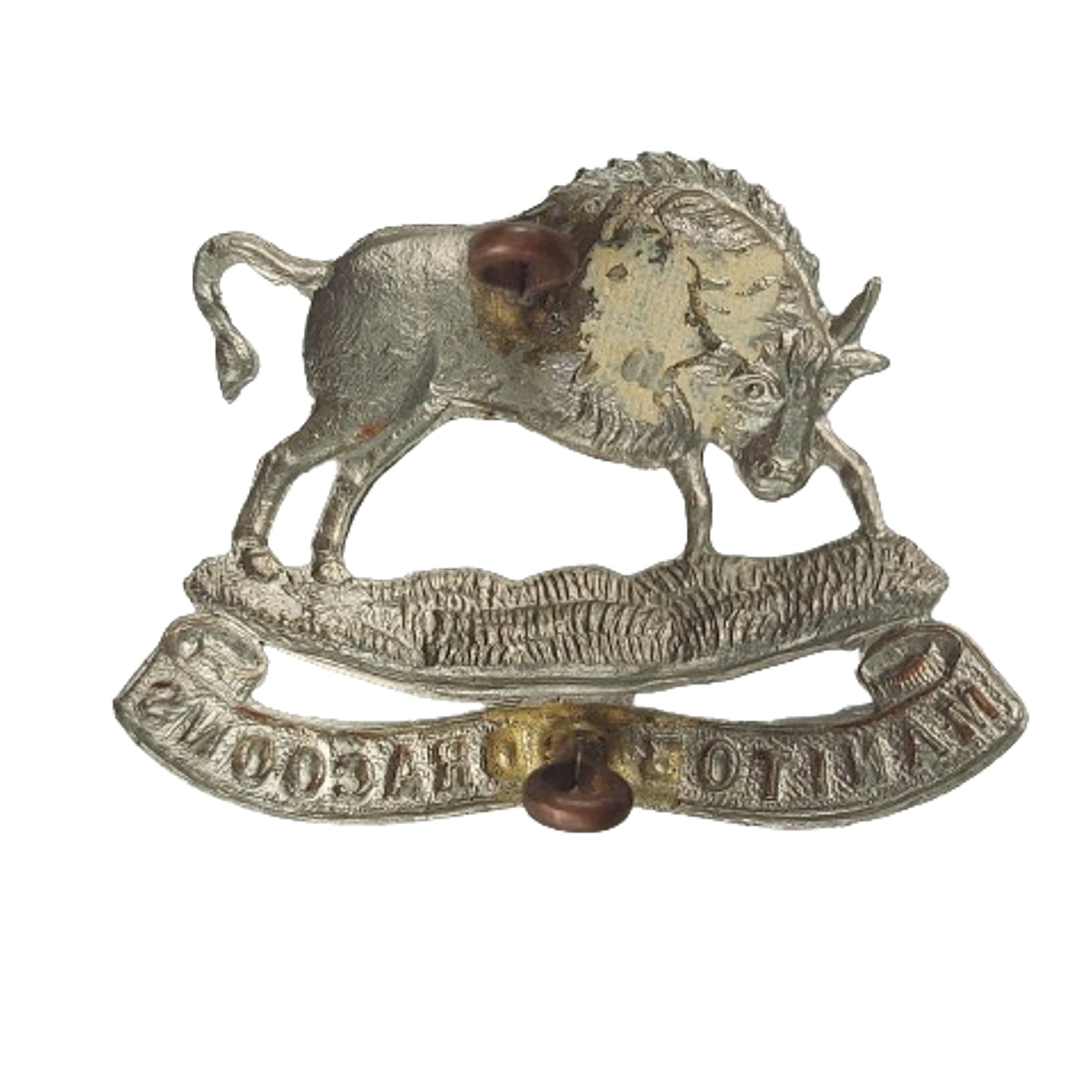 Pre-WW1 Canadian 12th Manitoba Dragoons Cap Badge