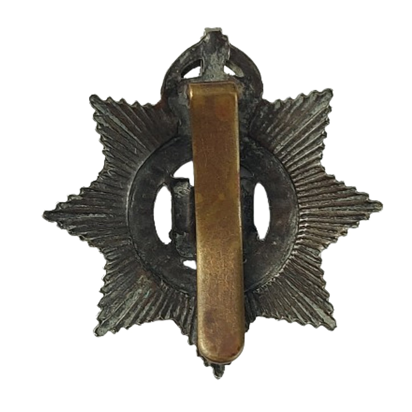 WW1 British Devonshire Regiment Cap Badge Bi-Metal