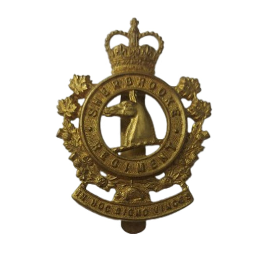 Post-WW2 Canadian Sherbrooke Regiment Cap Badge
