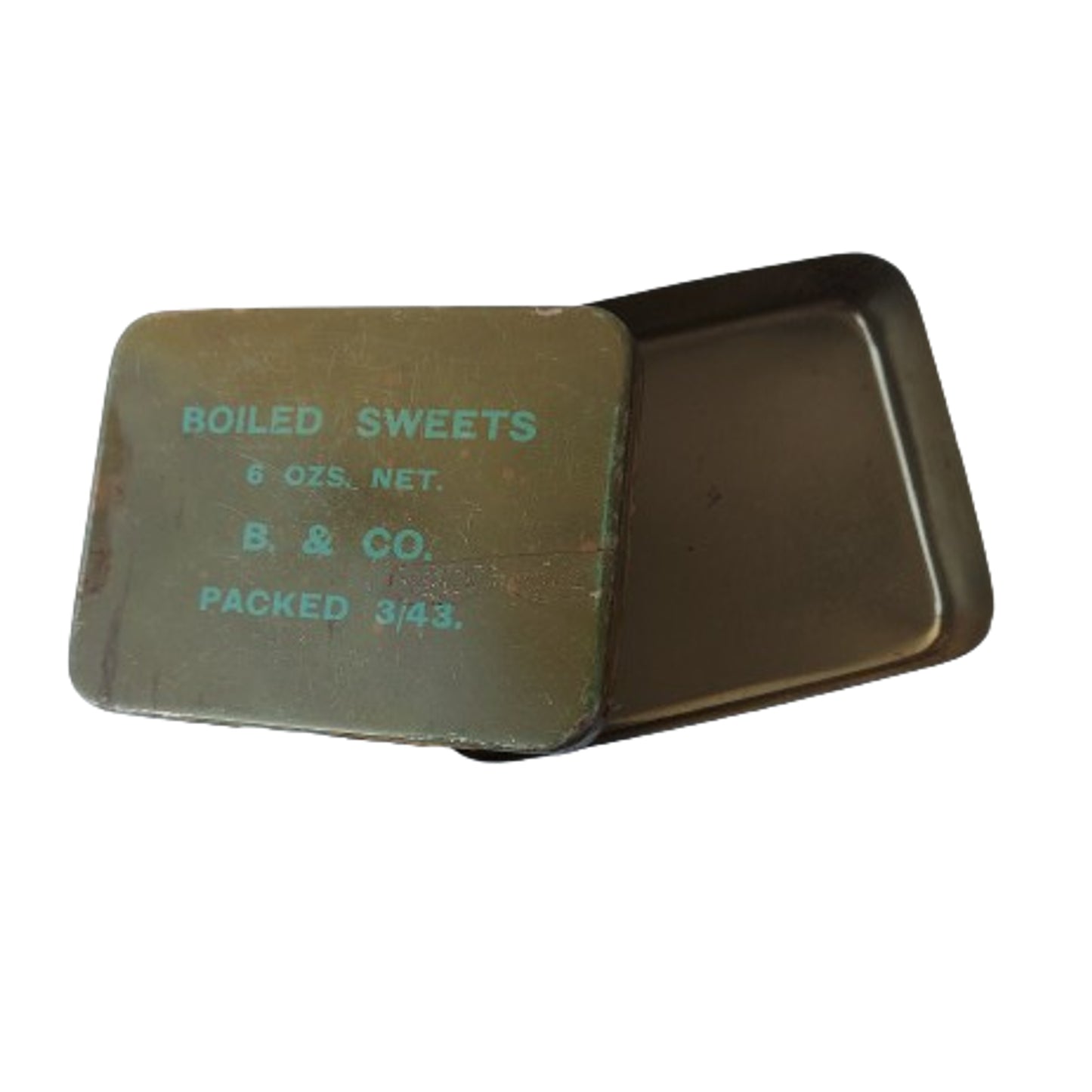 WW2 Canadian -British Boiled Sweets Ration Tin