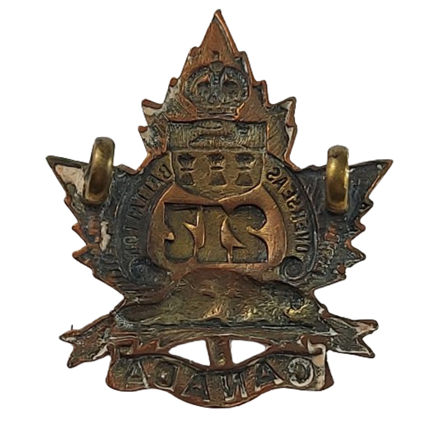 WW1 Canadian 217th Battalion Collar Badge Moosomin, Saskatchewan