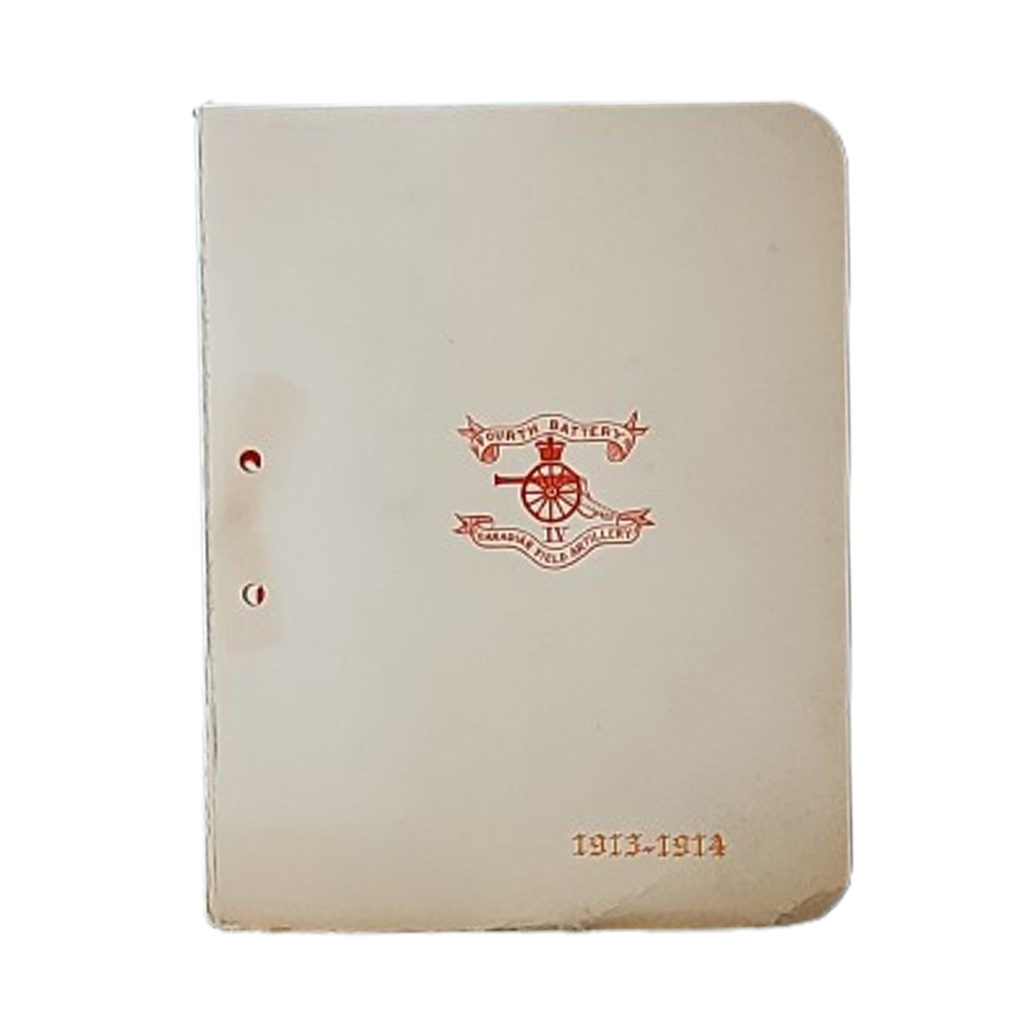 Pre-WW1 Canadian Field Artillery Christmas Card  1914