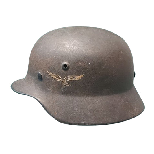 WW2 German Luftwaffe M40 Single Decal Combat Helmet