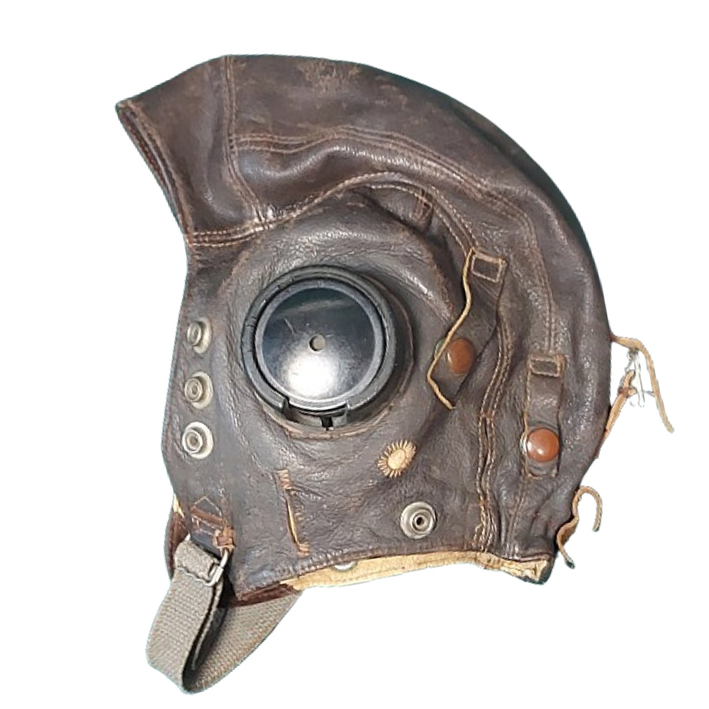 WW2 RCAF Royal Canadian Air Force Type C 2nd Pattern Leather Flight Helmet