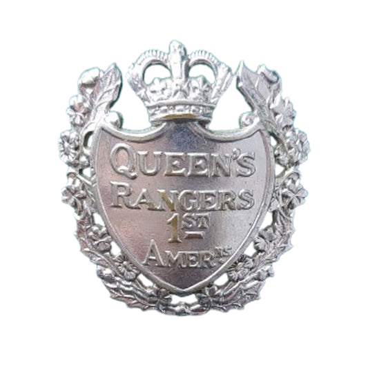 Post-WW2 Canadian Queen's Rangers 1st Americans Cap Badge