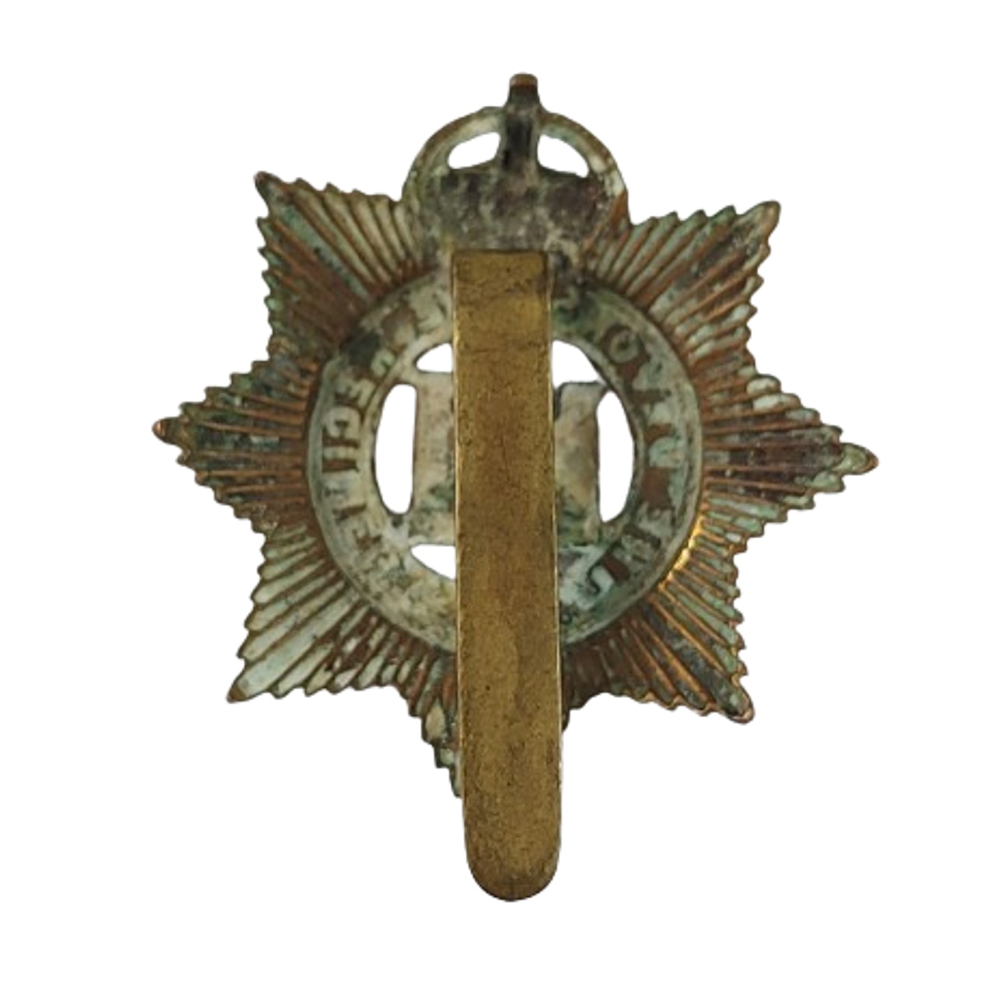 WW2 British Devon Regiment Cap Badge -Brass