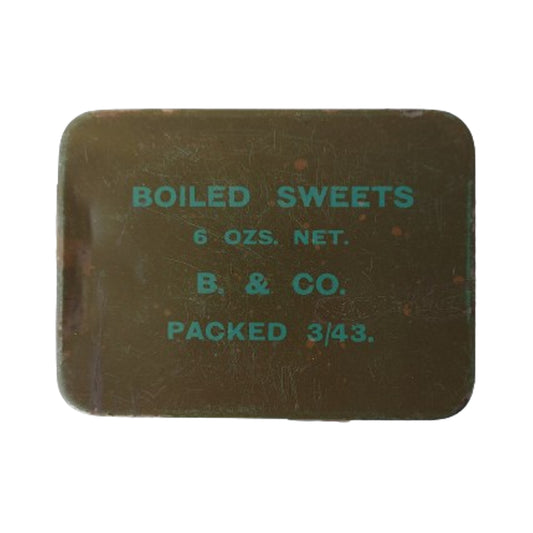 WW2 Canadian -British Boiled Sweets Ration Tin