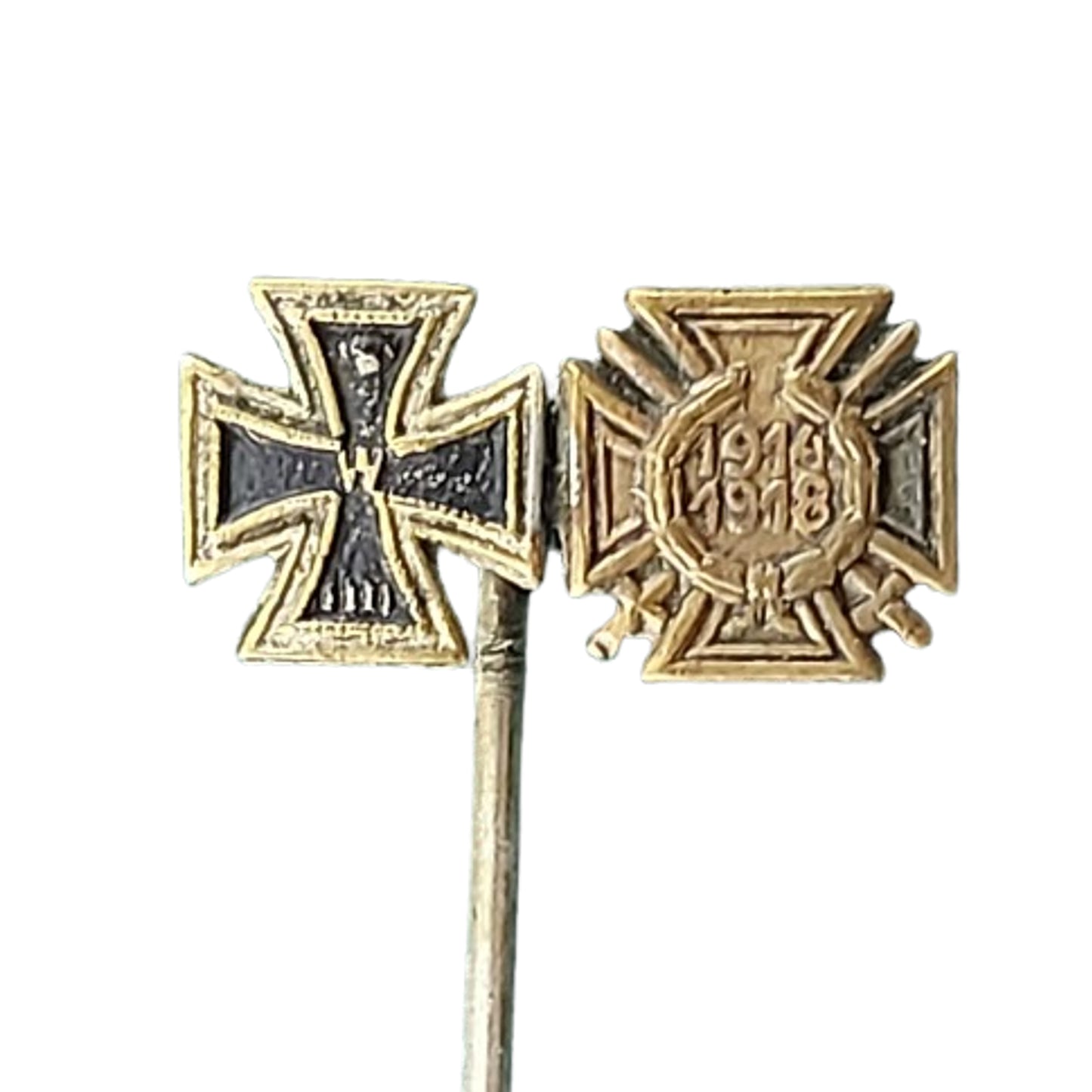 WW1 German Iron Cross 1914-18 Cross Lapel Pin