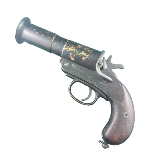 WW1 British Canadian Webley And Scott Flare Pistol 1918 -Reissued In WW2