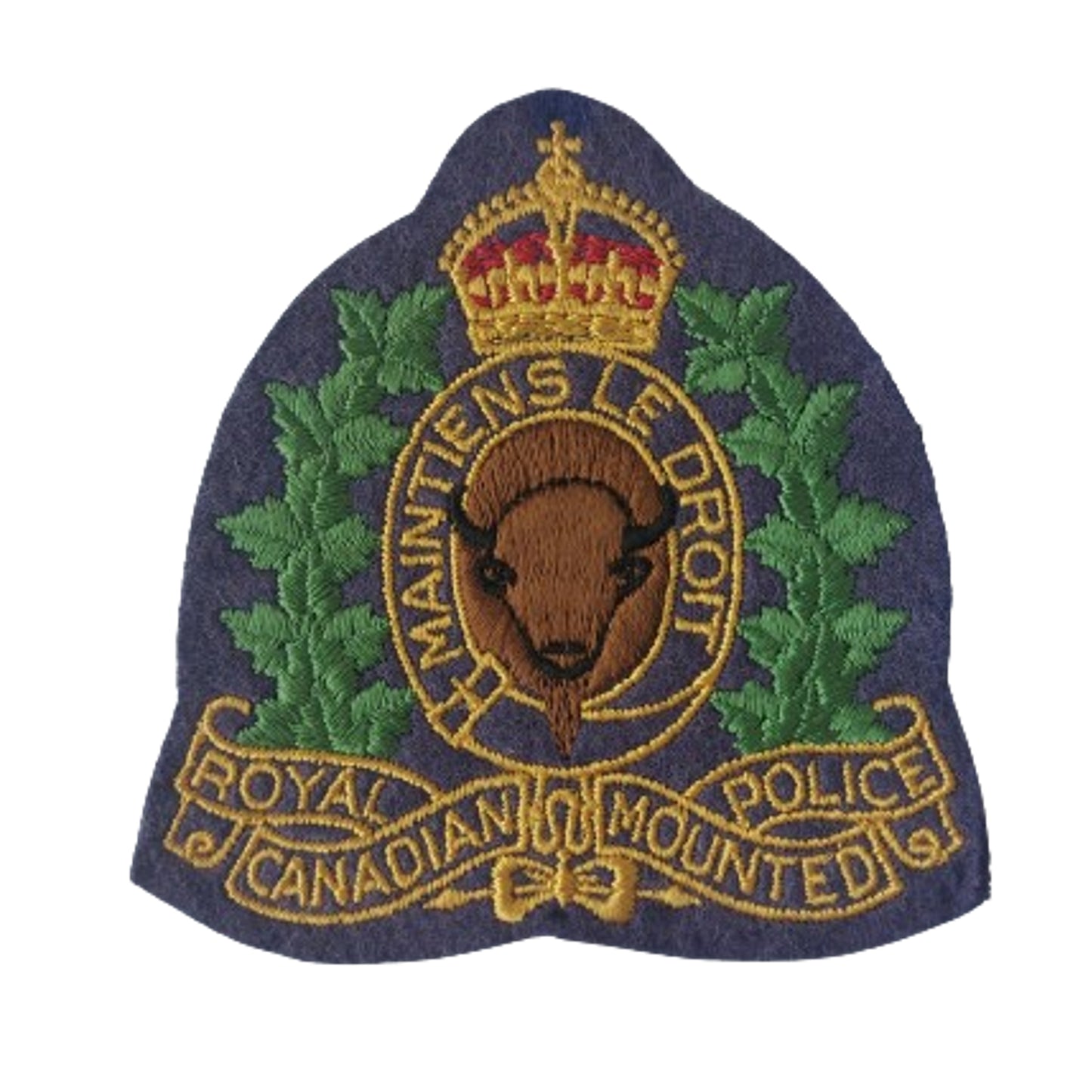 WW2 Era RCMP Royal Canadian Mounted Police Jacket Crest