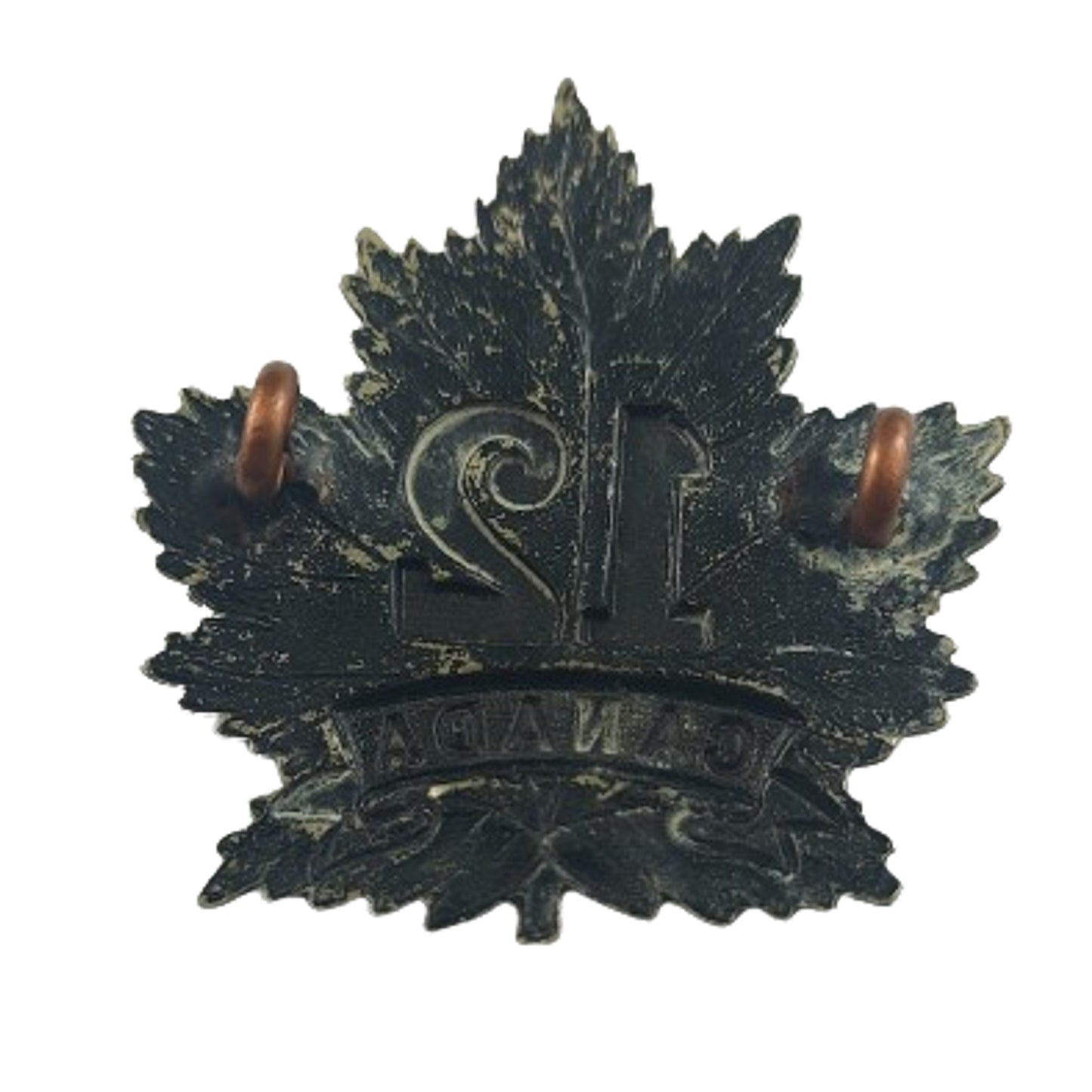 WW1 Canadian 12th Battalion Cap Badge -Quebec, New Brunswick, And PEI