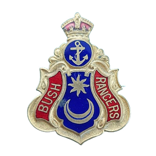 WW2 Naval Bush Rangers Lapel Badge