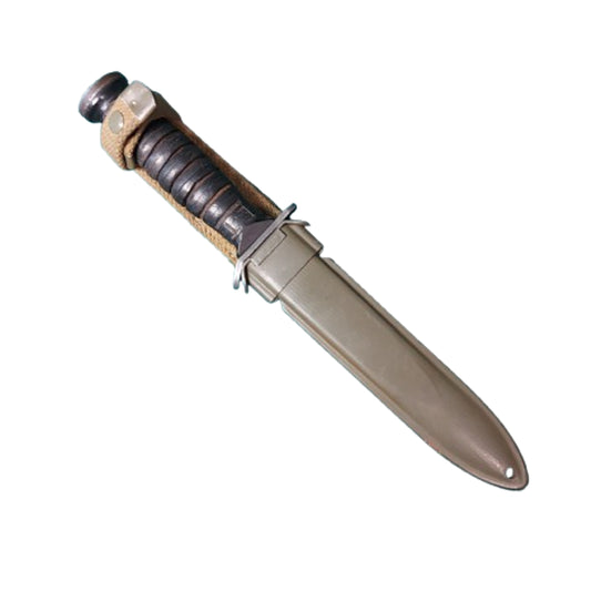 WW2 United States U.S. Imperial M3 Fighting Knife In M8 Scabbard