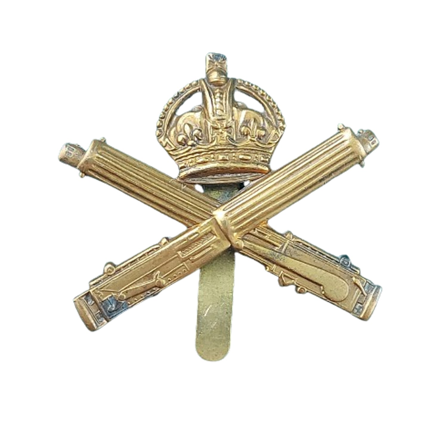 WW1 -WW2 British MGC Machine Gun Corps Cap Badge