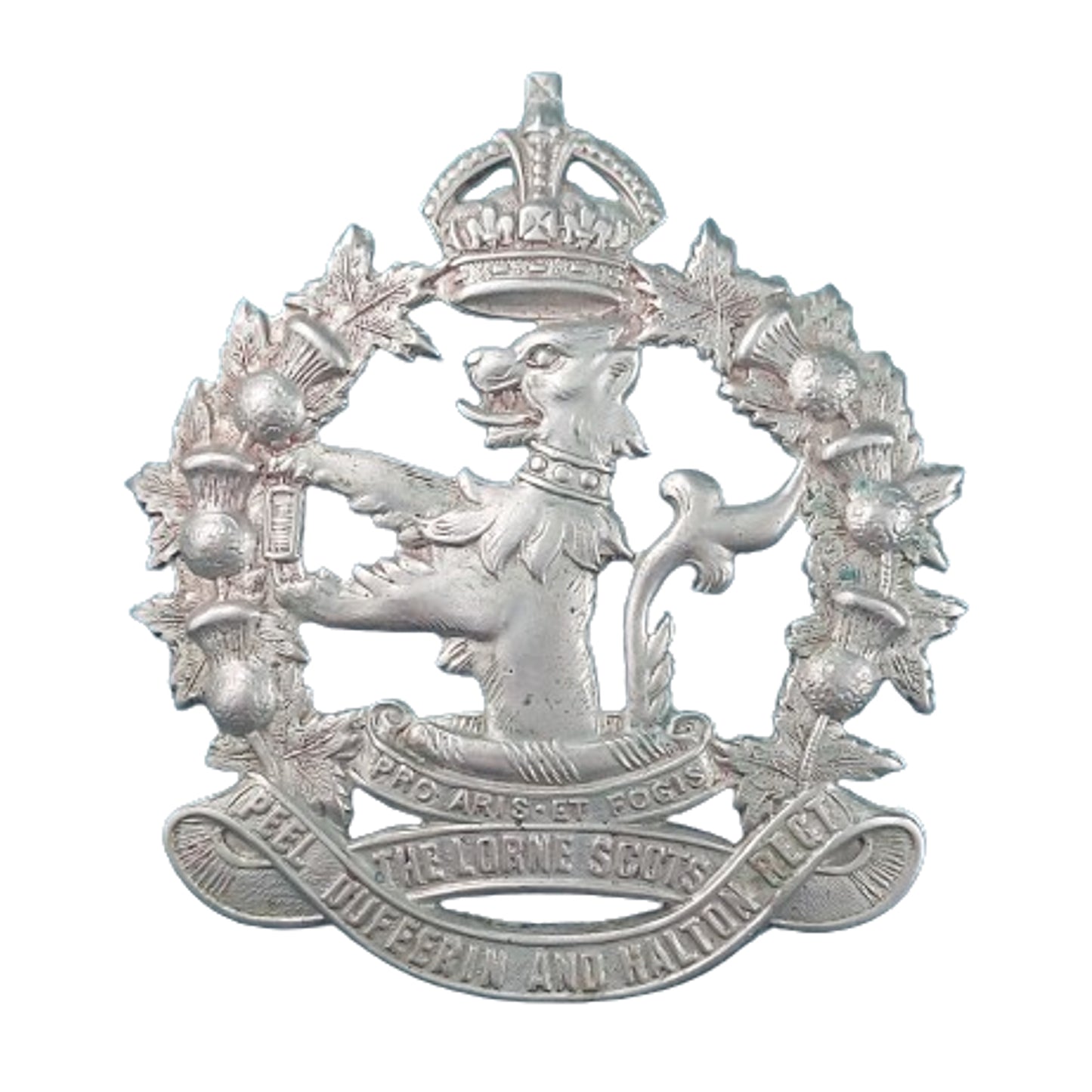 WW2 Canadian The Lorne Scots Cap Badge -Scully Montreal