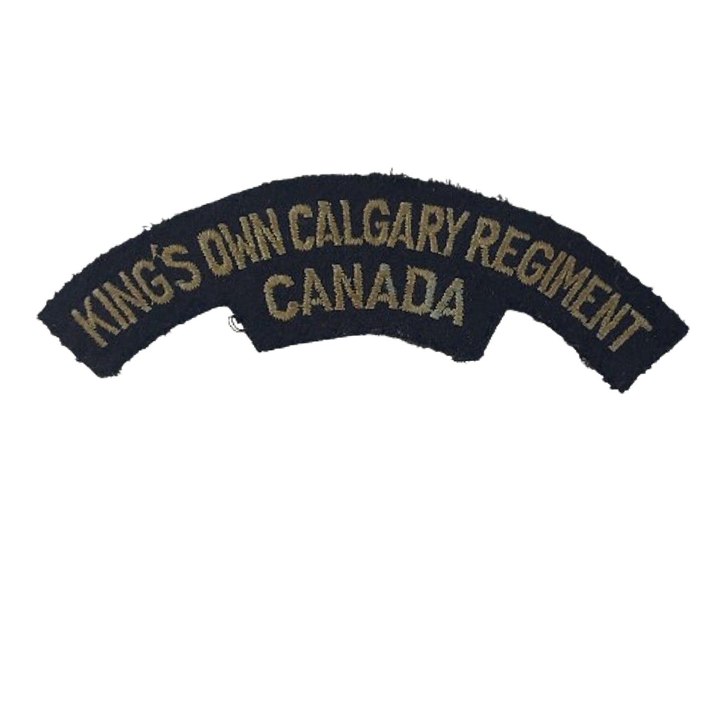 Post WW2 King's Own Calgary Regiment Canada Shoulder Title