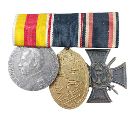 WW1 Imperial German Kriegsmarine Naval Medal Set