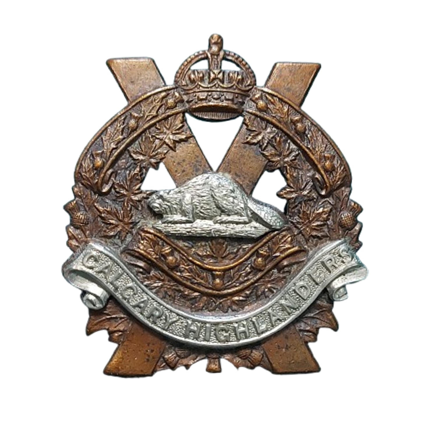 WW2 Canadian Calgary Highlanders Cap Badge
