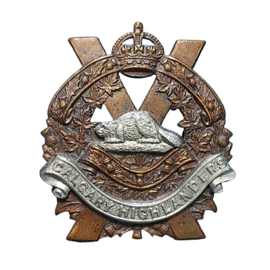 WW2 Canadian Calgary Highlanders Cap Badge