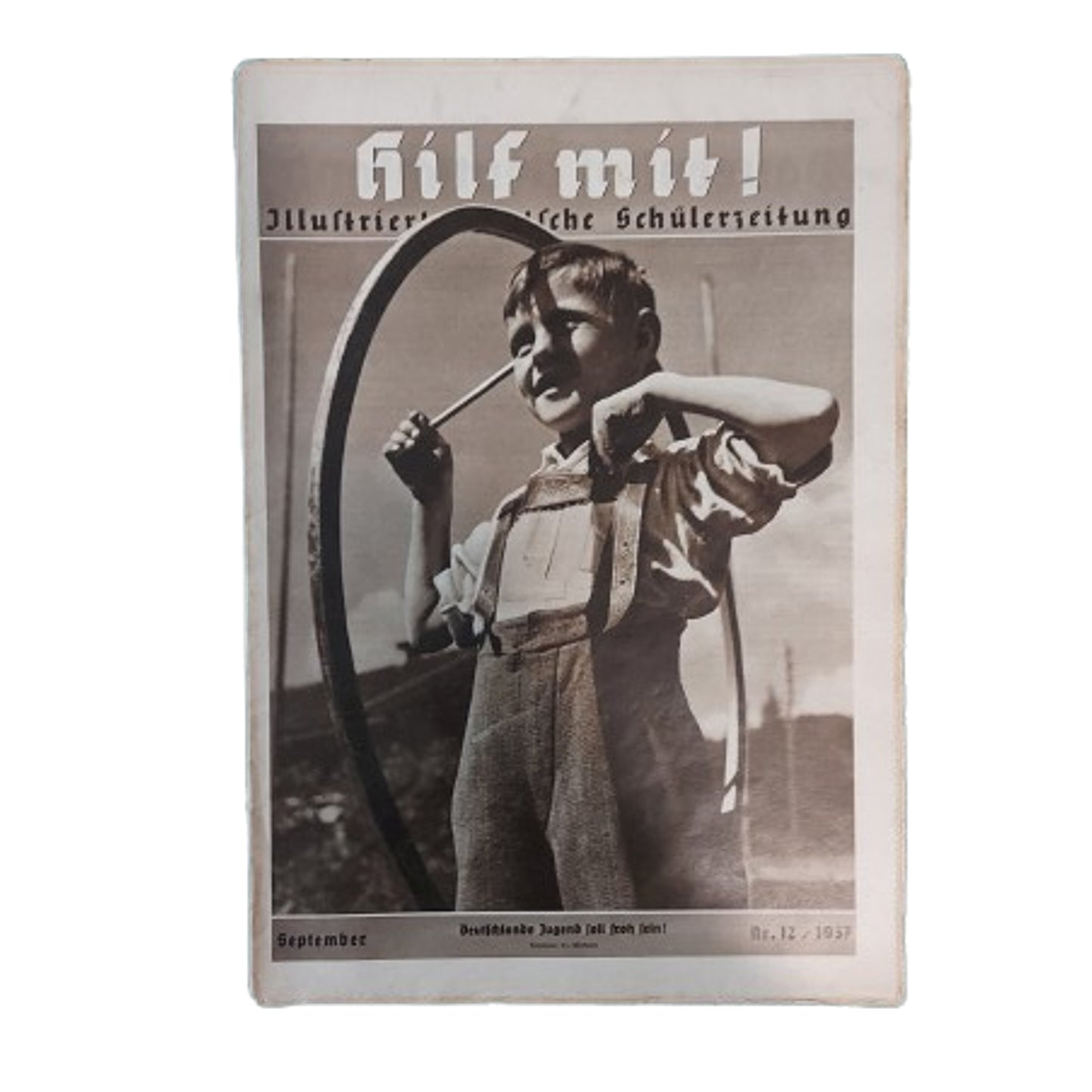 WW2 German Hilf Mit Magazine Issue #12 September 1937