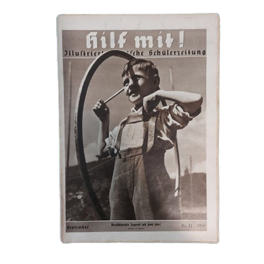 WW2 German Hilf Mit Magazine Issue #12 September 1937