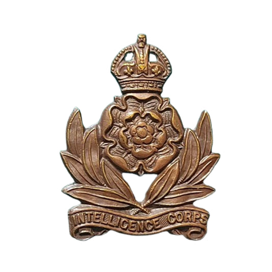WW2 British Intelligence Corps Collar Badge
