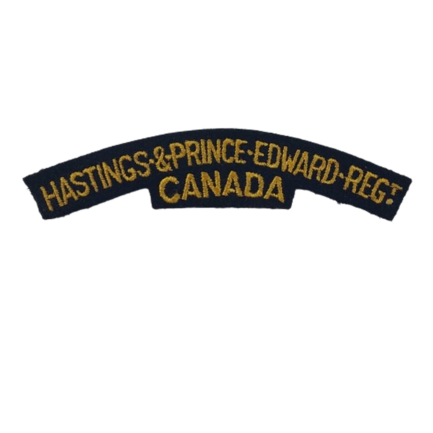 Post WW2 Hasting & Prince Edward Regiment Canada Shoulder Title