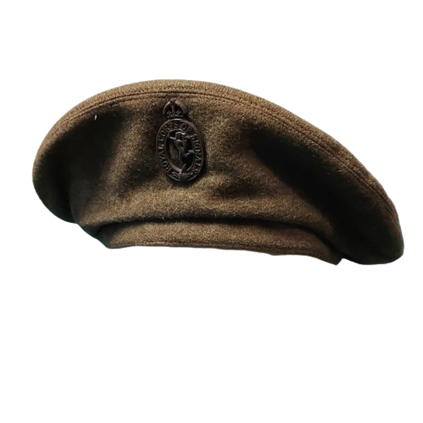 WW2 British Royal Corps Of Signals Beret With Badge