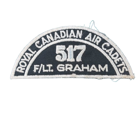 Royal Canadian Air Cadets 517 F.Lt. Graham Squadron Shoulder Title