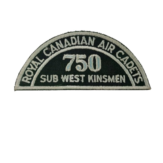 Royal Canadian Air Cadets 750 Sub West Kinsmen Squadron Shoulder Title