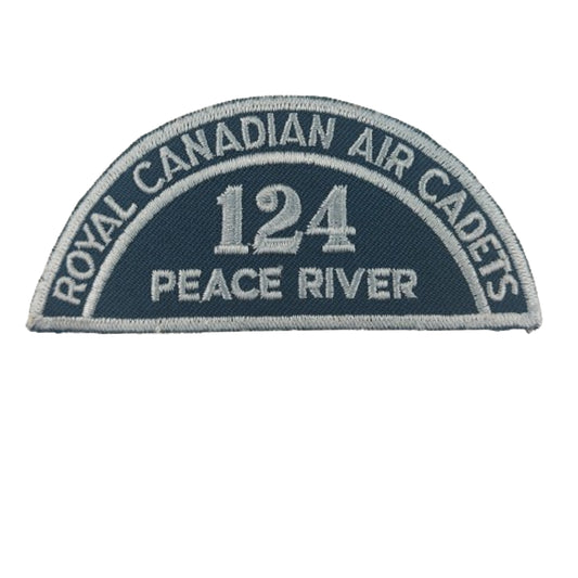 Royal Canadian Air Cadets 124 Peace River Squadron Shoulder Title