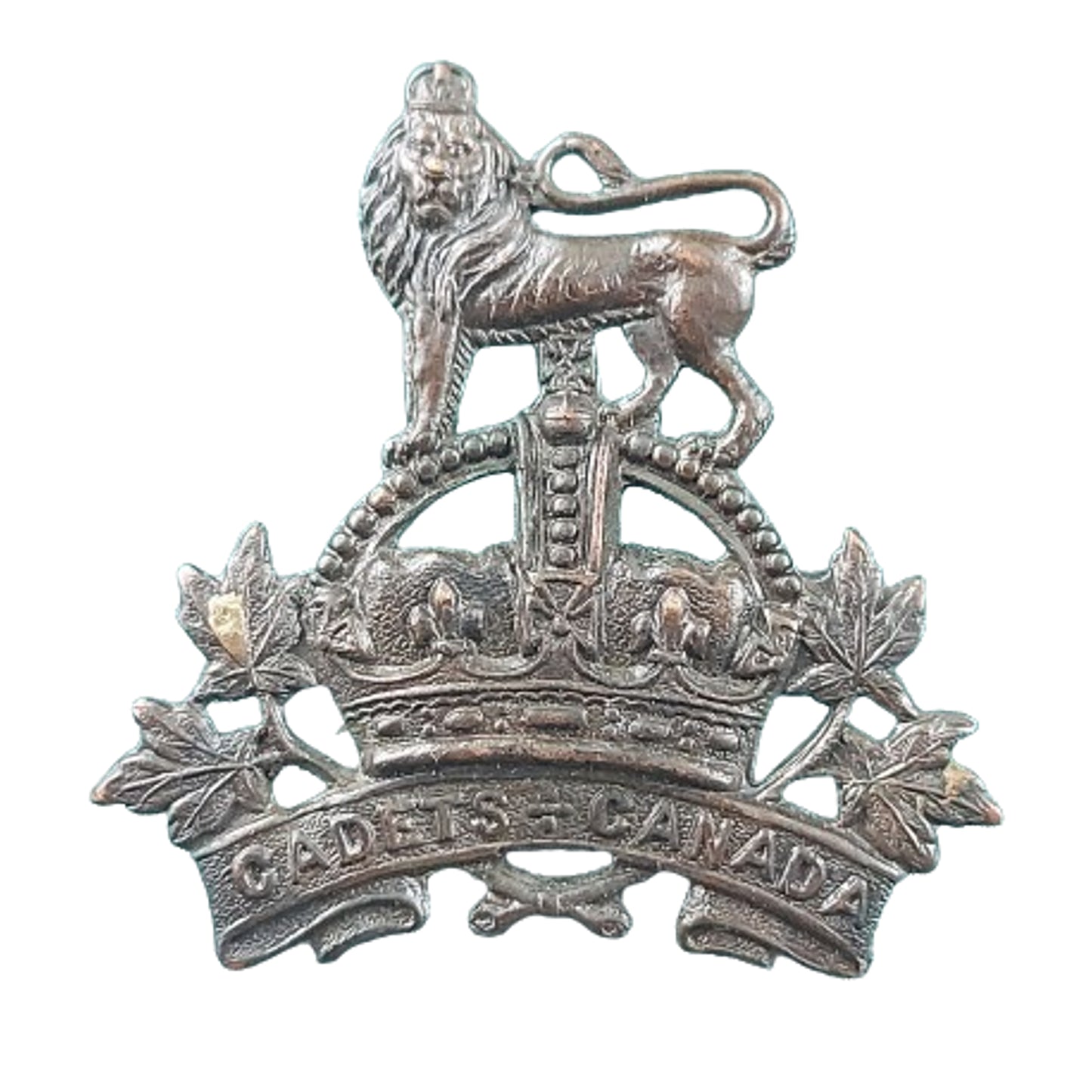 WW2 RCAC Royal Canadian Army Cadets OSD Cap Badge -Scully Montreal