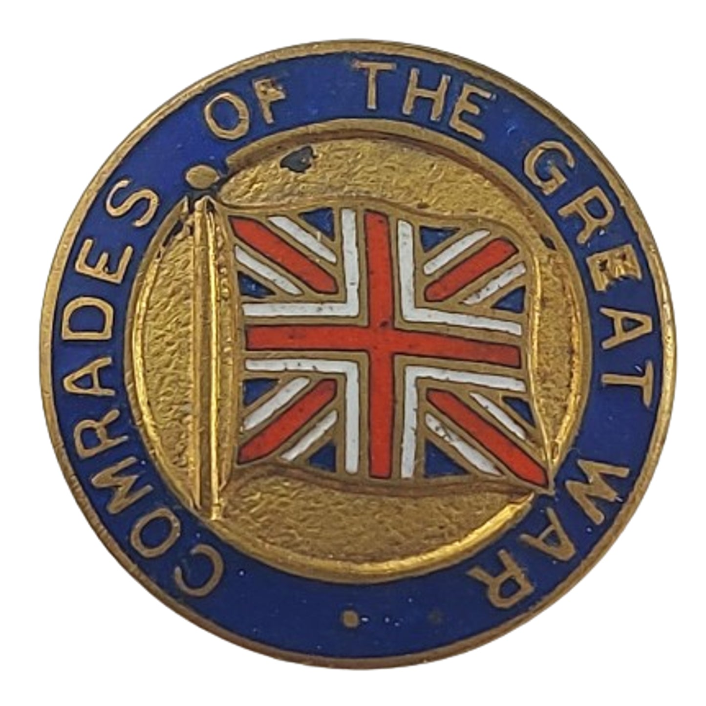 WW1 British Comrades Of The Great War Enamel Badge