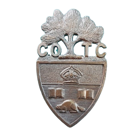 WW1 Canadian CEF COTC University of Toronto Cap Badge