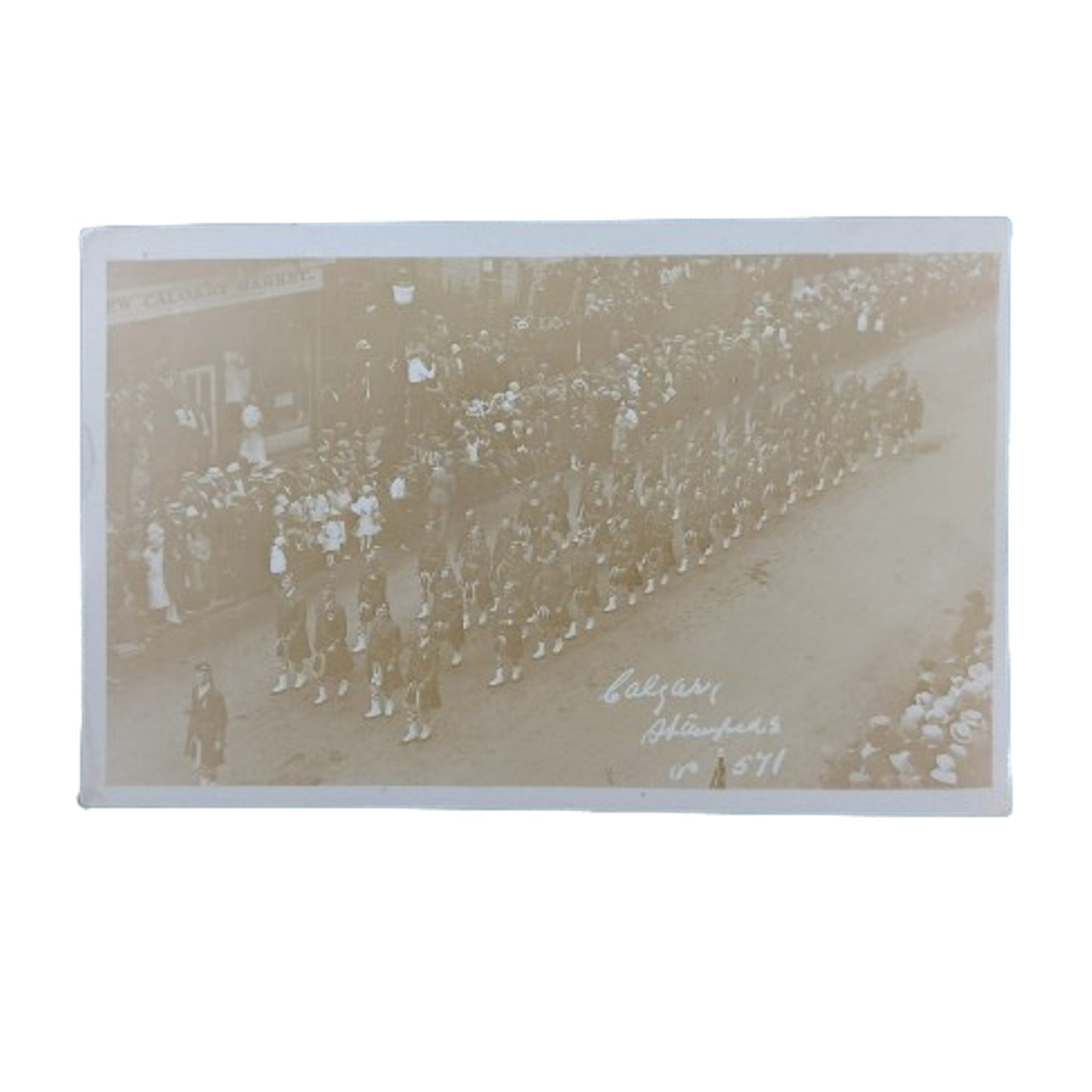 WW1 Calgary Battalion Picture Postcard -Calgary Stampede