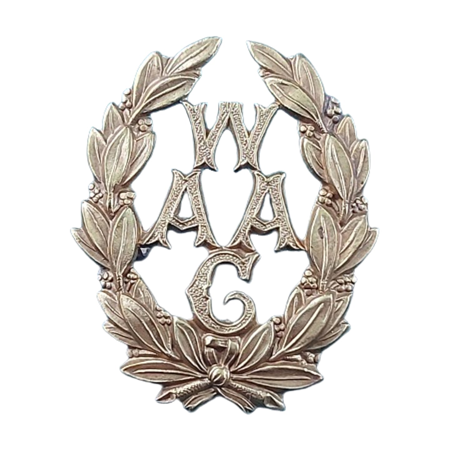 WW2 British WAAG Women's Auxiliary Army Corps Cap Badge