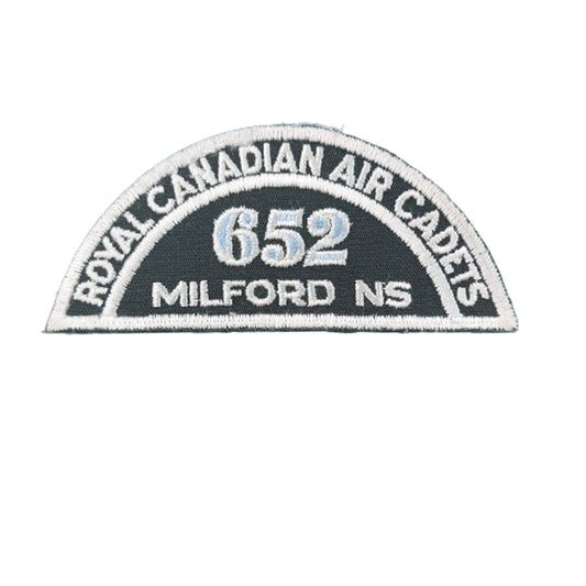 Royal Canadian Air Cadets 652 Squadron Milford Nova Scotia Shoulder Title