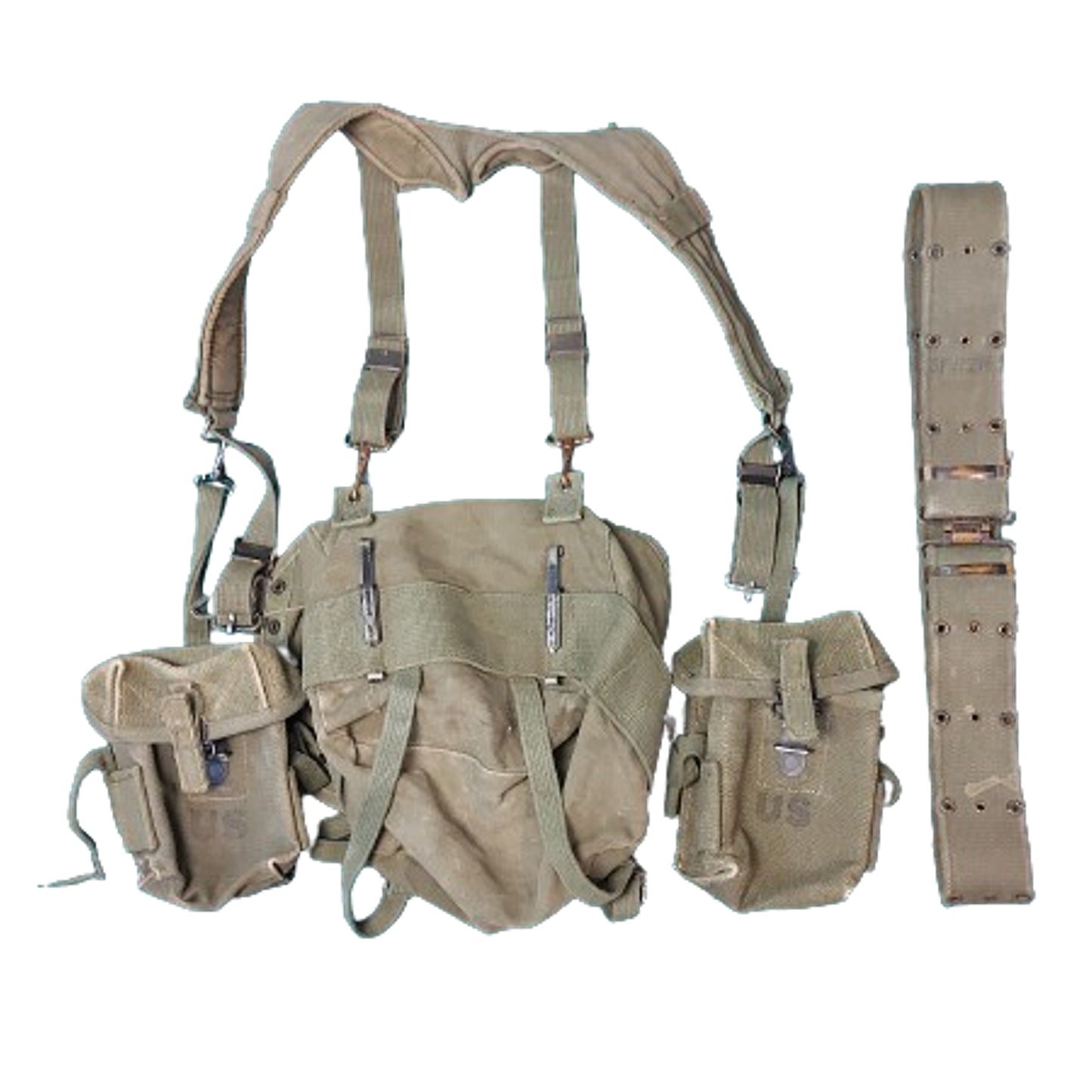 U.S. Vietnam War Era Infantryman's Webbing Equipment Set