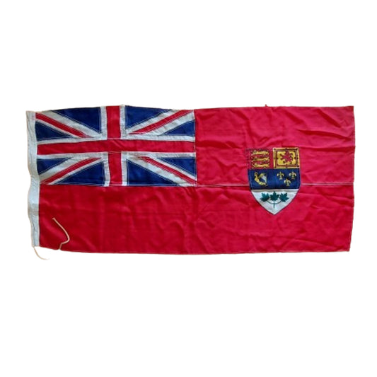 WW2 Canadian Red Ensign Flag 75 X 32 Inches