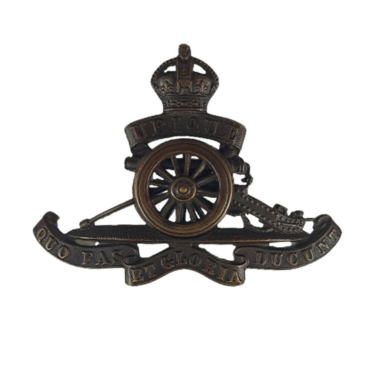 WW1 British RA Royal Artillery OSD Officers Cap Badge