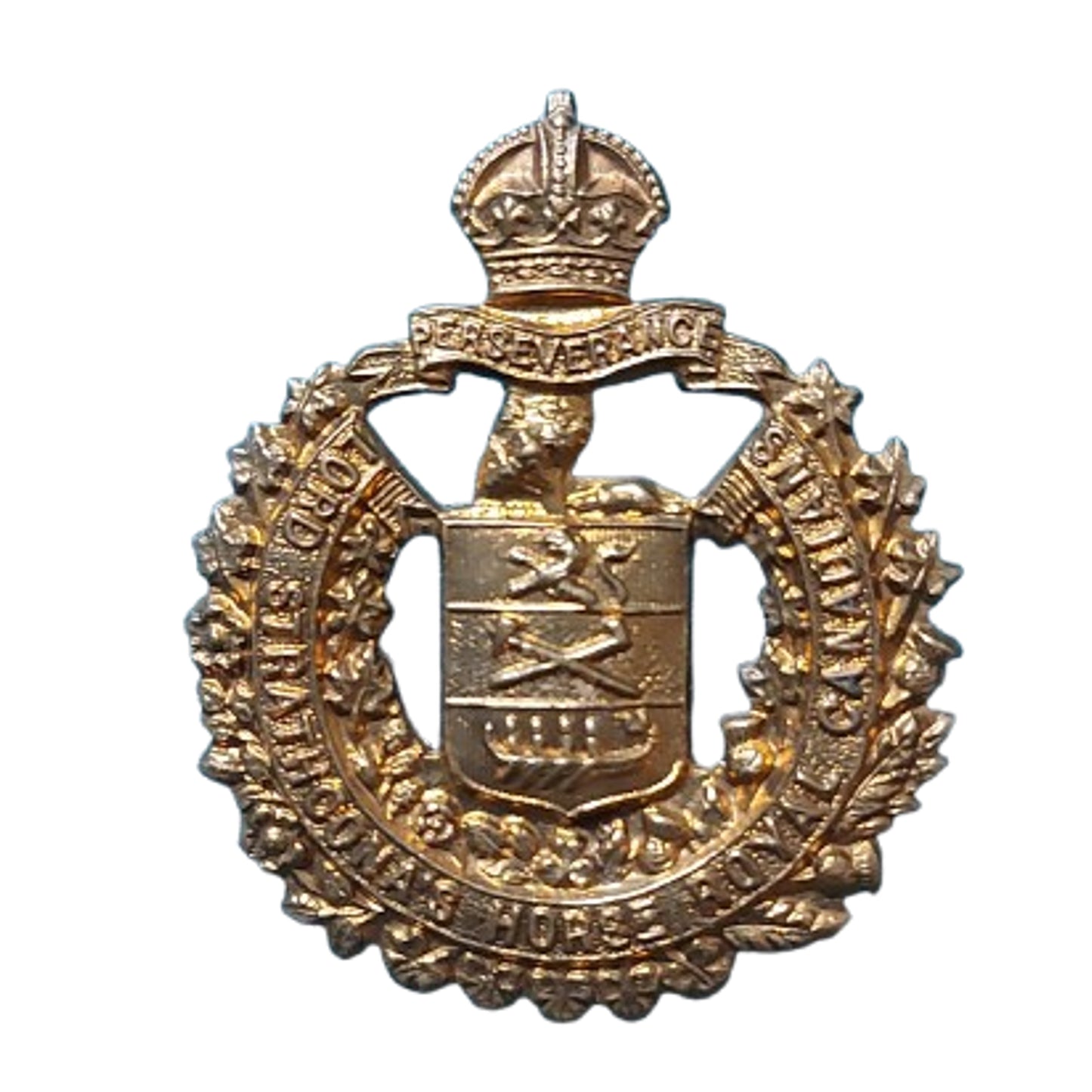 WW1 Canadian CEF LSH Lord Strathconas Horse Collar Badge