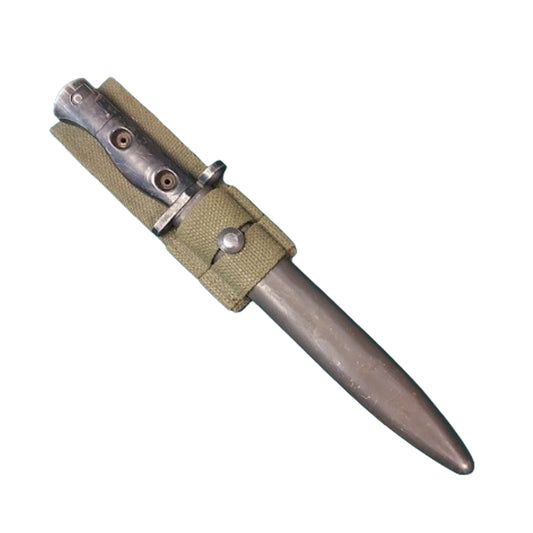 Post-WW2 Canadian C1 FN Bayonet With Scabbard And Frog 1960