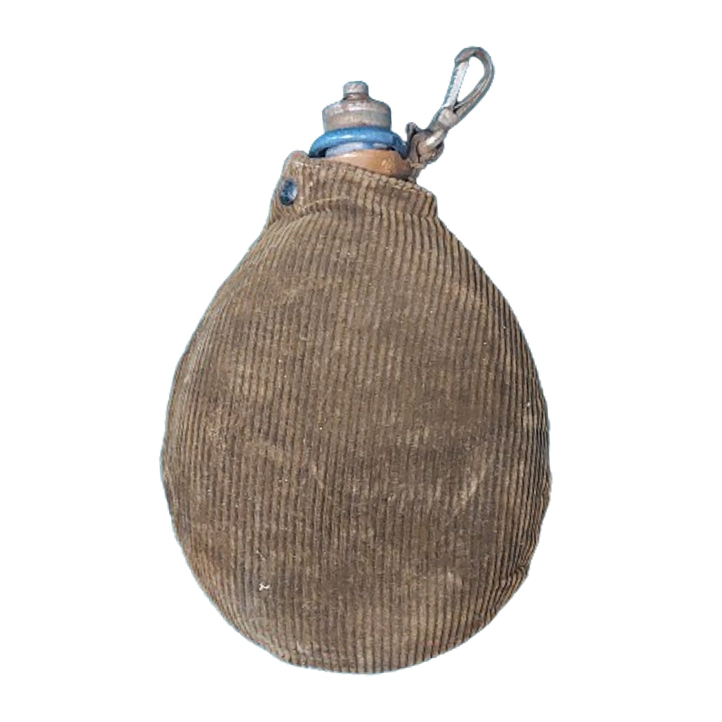 WW1 German Infantry M1915 Canteen with Corduroy Cover - Feldflasche