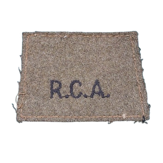 WW2 Canadian RCA Royal Canadian Artillery Cloth Slip On