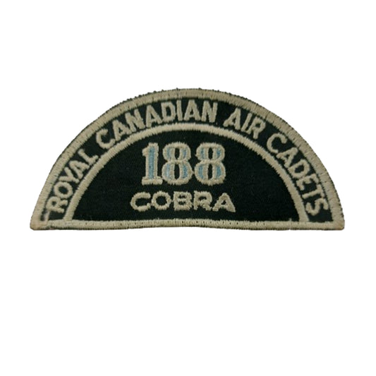 Royal Canadian Air Cadets 188 Cobra Squadron Shoulder Title