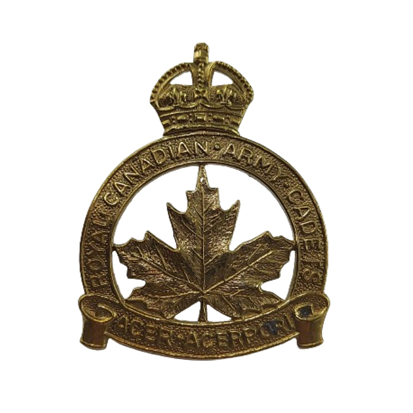 WW2 RCAC Royal Canadian Army Cadets Cap Badge - Scully Montreal