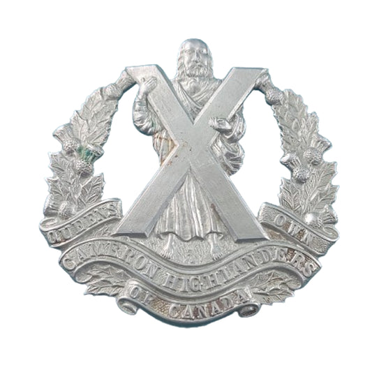 WW2 Cameron Highlanders Of Canada Cap Badge -Roden Bros.