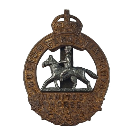 WW1 Canadian CEF The Manitoba Horse Cap Badge