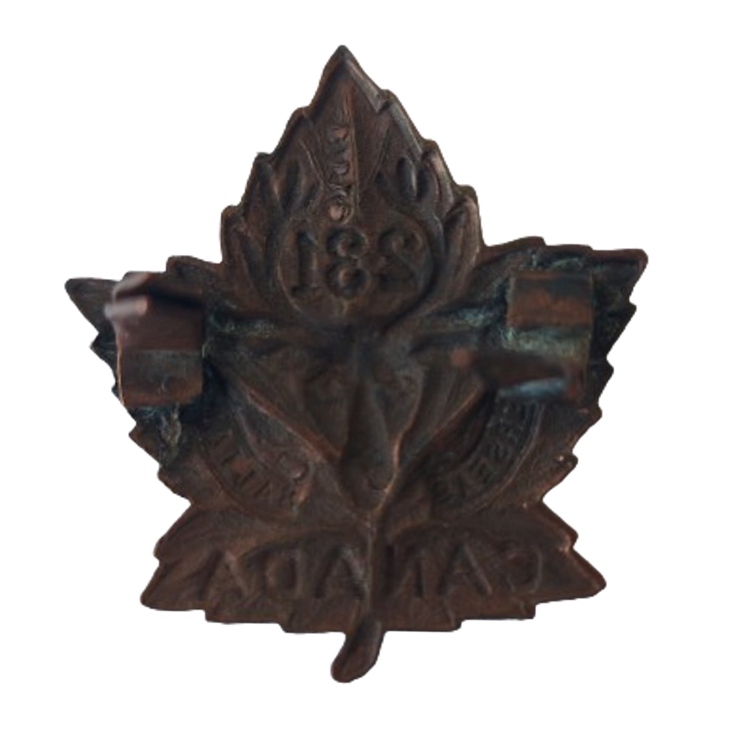 WW1 Canadian 231st Battalion Collar Badge -Seaforth Highlanders