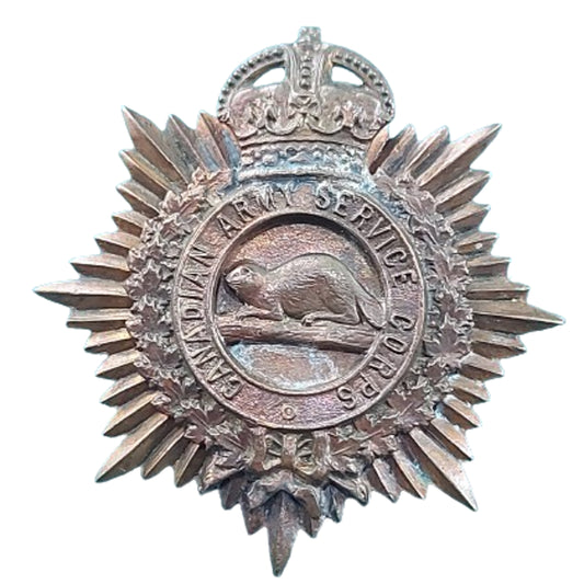 WW1 CASC Canadian Army Service Corps Cap Badge